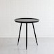 image 4 of Chervey Round Solid Mango Wood Side Table with Tri-Pin Legs Large