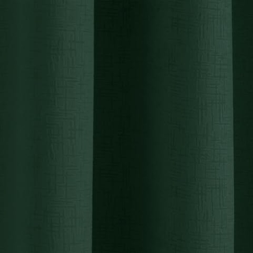 image 1 of Vogue Dark Green Curtains 46 x 54 inch (117 x 137 cm) Room Darkening Eyelet Thermal Noise Reducing Curtains for Bedroom and Living Room