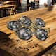 image 3 of Fruit Bowl - Brass - L6 x W33 x H22 cm Silver | Silver