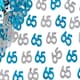 image 3 of 65th Confetti Blue/Silver - 4 Packs, 14g Each