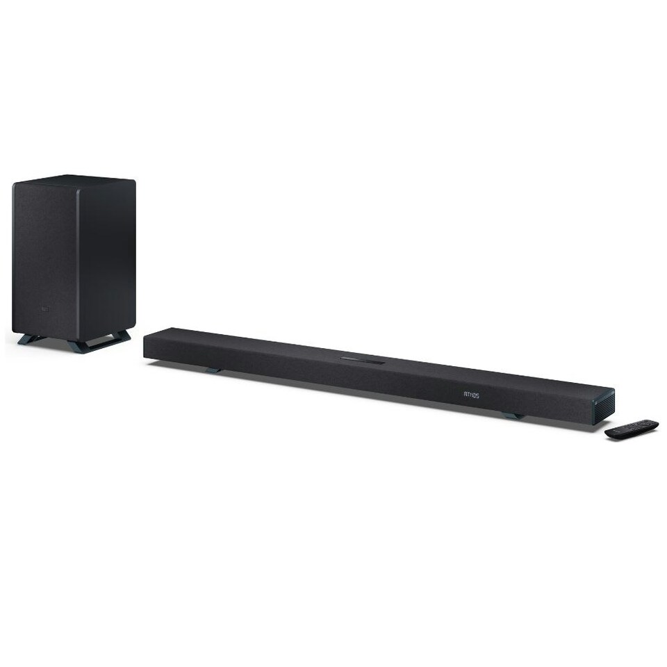 image 1 of SHARP HT-SBW55121(BK) Q 5.1.2 Dolby Atmos DTS:X Soundbar with Wireless Subwoofer - Black