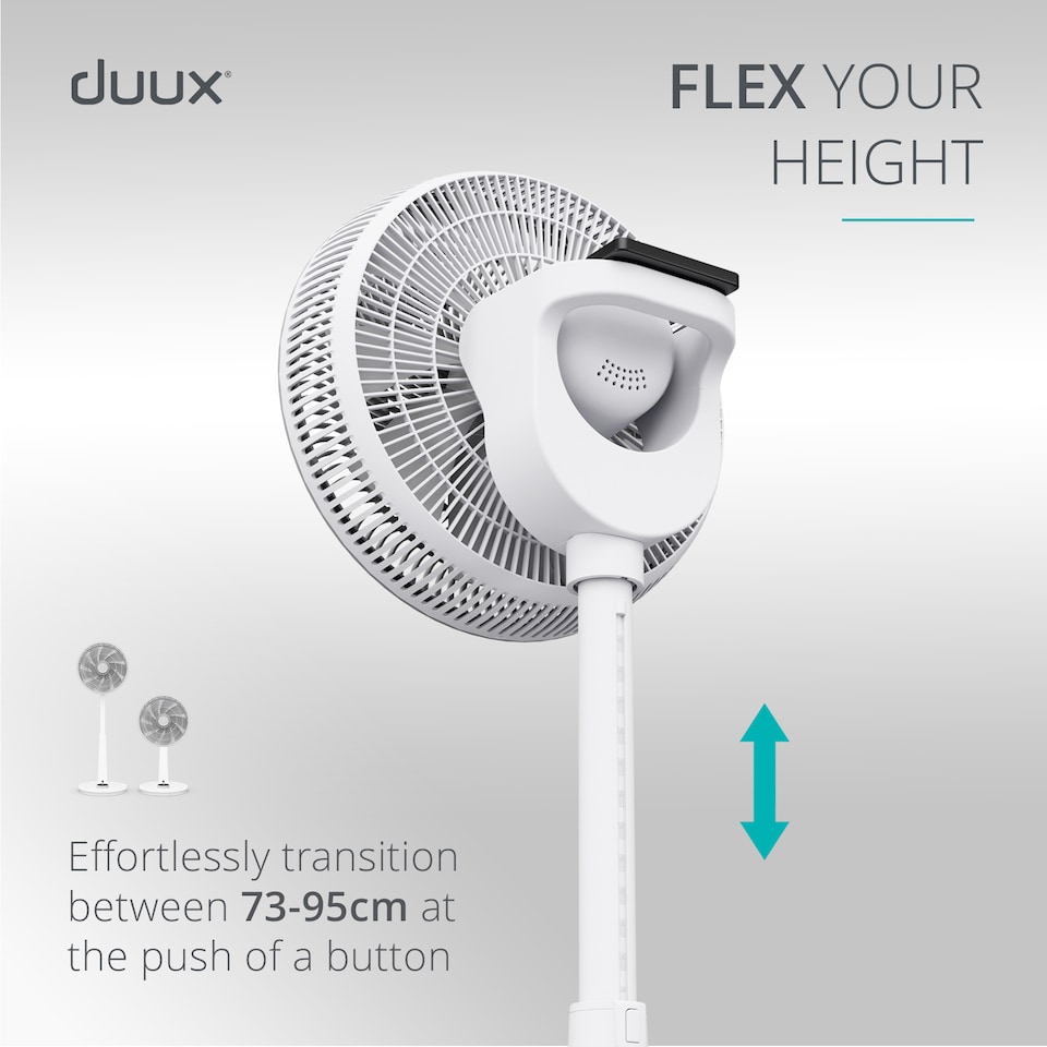 image 1 of Duux Whisper 3 Standing Fan with Remote Control | White | White