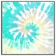 image 3 of Tie dye pattern shibori print (Picture Frame) Black | XL