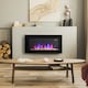 image 2 of HOMCOM 1000W/2000W LED Electric Fireplace Automatic Function Remote Timer Safe