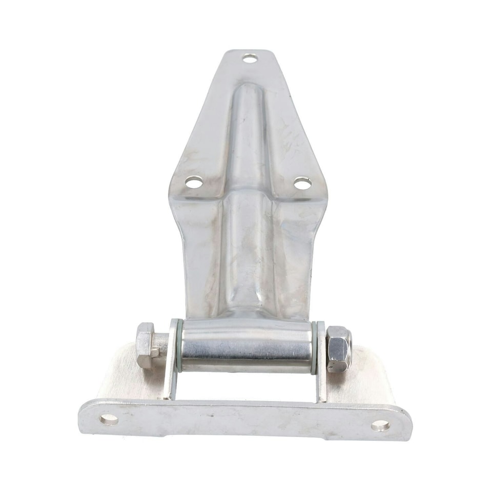 image 1 of 4 Pack 12" Stainless Steel Door Gate Strap Hinge Industrial Quality Heavy Duty Silver