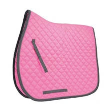 HySPEED Pro Saddle Cloth - Pink/ Black Cord Binding - Pony