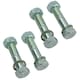 image 1 of M16 (16mm) x 75mm High Tensile Tow Bar Ball Fixing Bolts Washers + Nuts 4 Pack