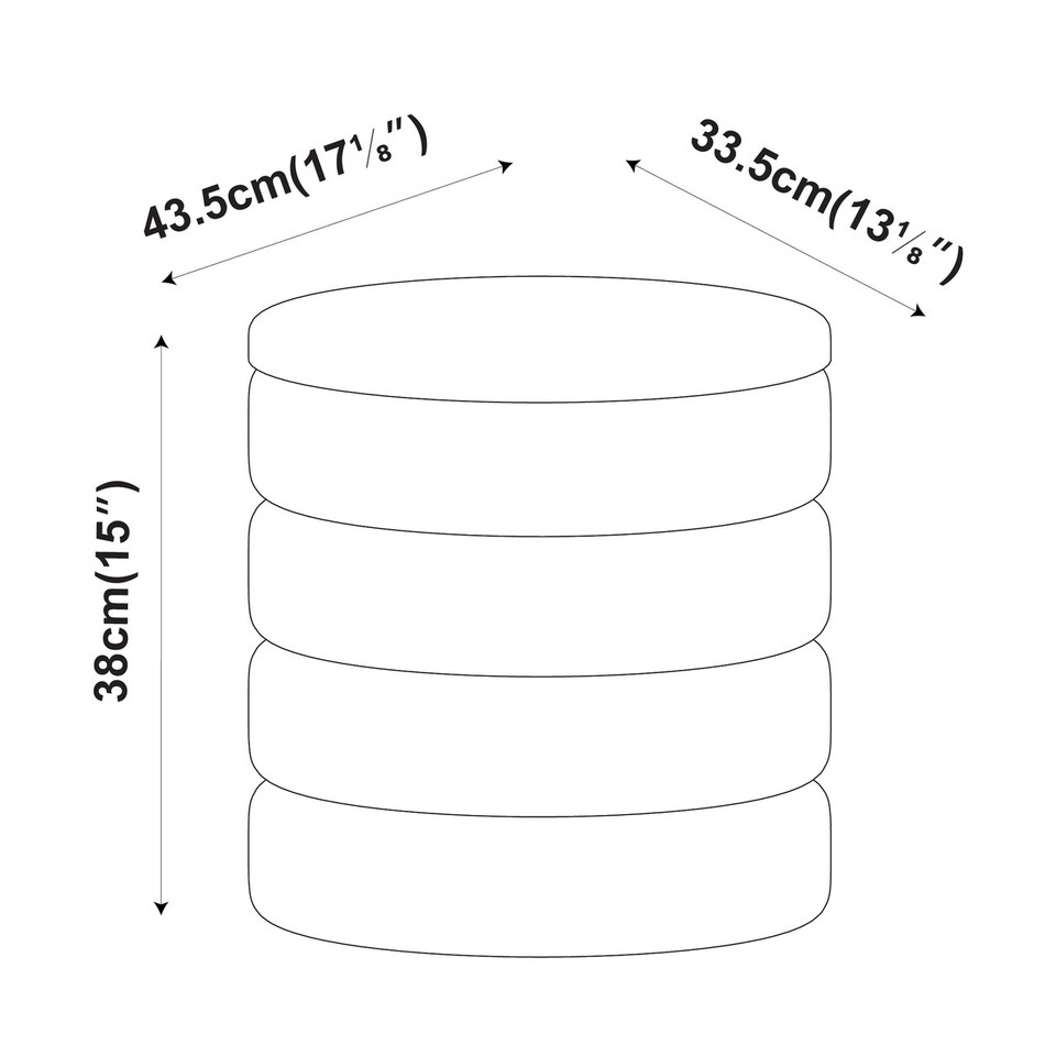 image 1 of Soft Velvet Round or Oval Ottoman Storage Pouffe Footstool Dressing Vanity Chair | Blue | Oval Teal Blue | 1