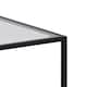 image 5 of Seaford Black Metal Coffee Table Set with Glass Top