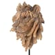 image 3 of Naturecraft Resin Driftwood Collection Lion Head on a Stand Brown