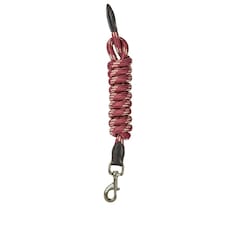 Kincade Leather Lead Rope - Burgundy/Cream - 2m