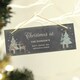 image 3 of Personalised Christmas Reindeer Hanging Slate Plaque
