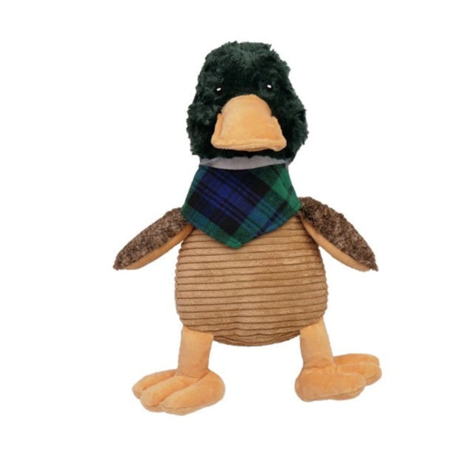 image 1 of House of Paws Winter Mallard Soft Plush Dog Toy