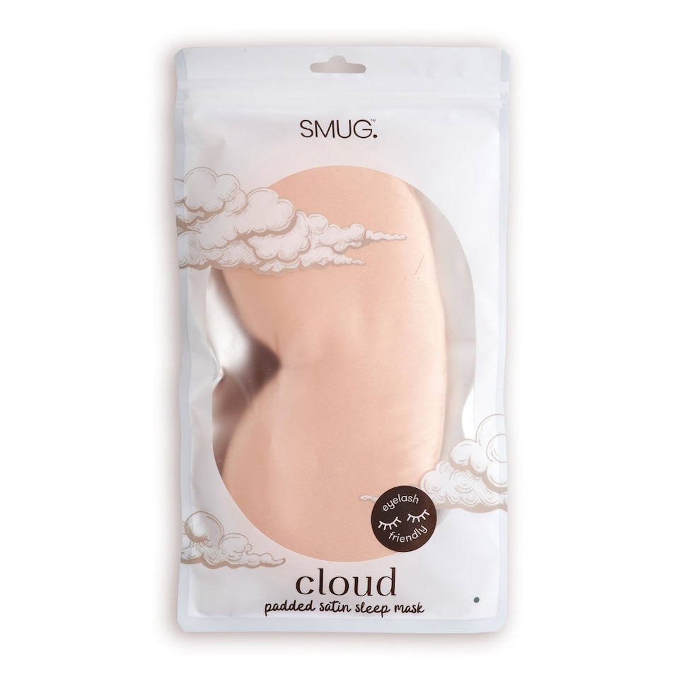 image 1 of SMUG Cloud Padded Satin Sleep Mask - Caramel