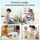 image 7 of Dekko 60pc Magnetic Building Blocks Set STEM Educational Toy for Kids | Multi | Nature
