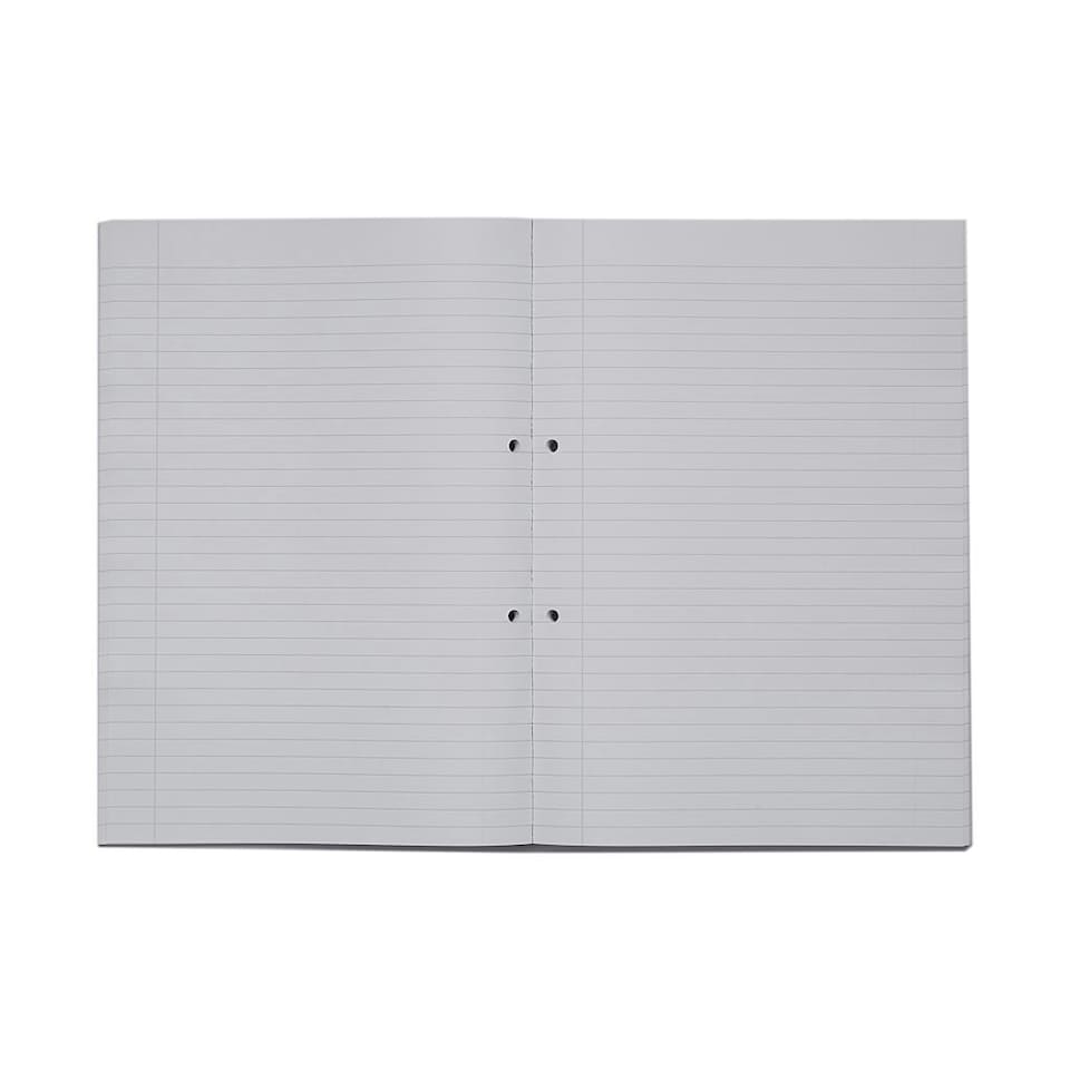 image 1 of Pack of 10 Rhino A4 80 Leaf 8mm Lined with Margin Refill Pads