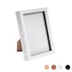 image 1 of Nicola Spring A5 (6 x 8") Photo Frame - White - 3D Photo Frame Picture Frame Box Portrait Display Case (23.5 x 17cm)