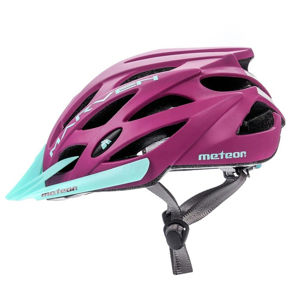 image 1 of Meteor Marven Cycle Helmet MTB Bike Skateboard Scooter Safety Gear | Purple | Purple | S