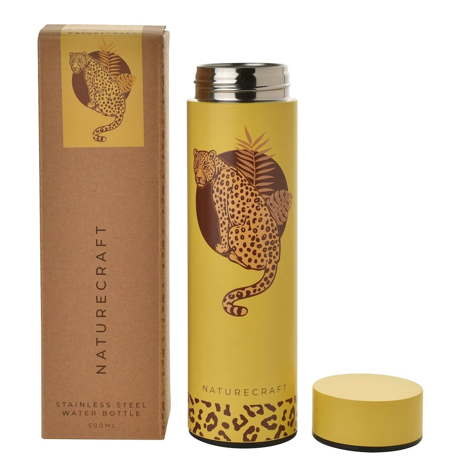 image 1 of Naturecraft Cheetah 500ml Reusable Bottle Sand Yellow | Sand | 500ml
