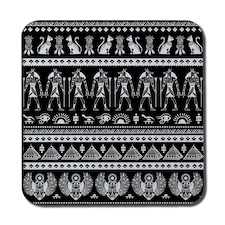 Heiroglyphs on Black (Coaster)
