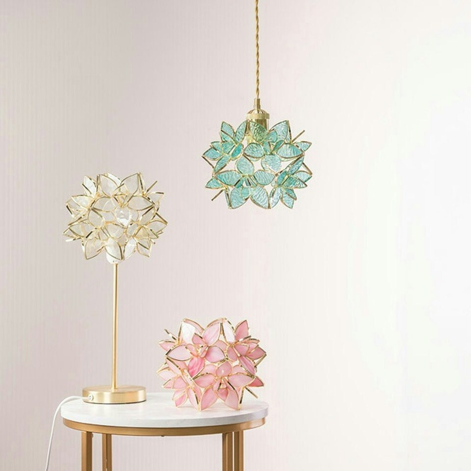 image 1 of ValueLights Reine Glass Plated Green Globe Ceiling Pendant Shade