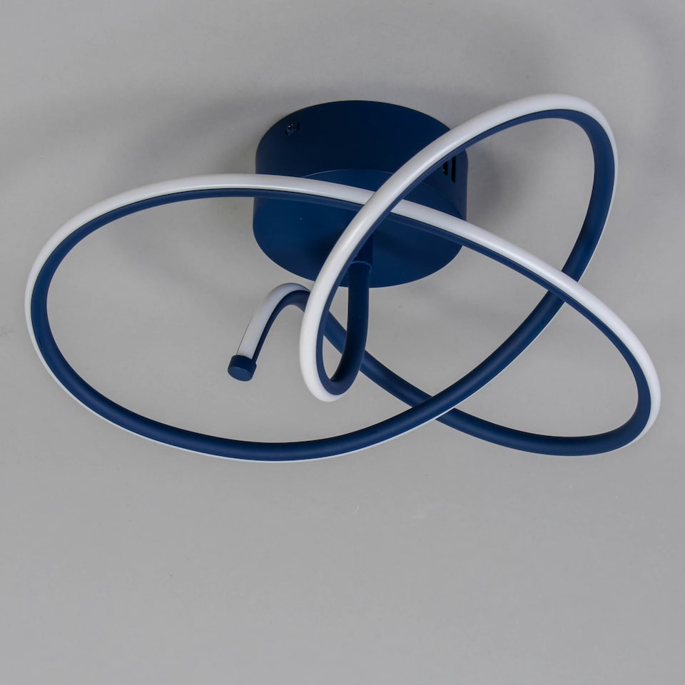 image 1 of BHS Glow Kid's LED Whirly Ceiling Light | Blue | Blue | 1