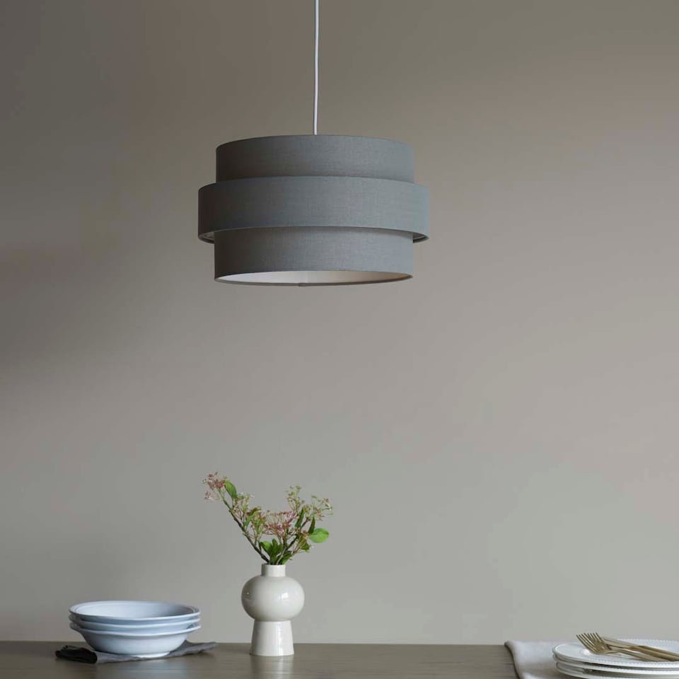 image 1 of Ziggy Charcoal Easy-Fit Pendant