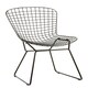 image 2 of Interiors by Premier Black Metal Wire Chair, Comfortable Seating Garden Wire Chair, Easy Cleaning Wire Frame
