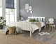 image 10 of Atlantic Bed Frame in White, size Double