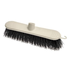 Addis Plastic Broom Head Stiff Bristle Linen Beige - One Colour - One Size