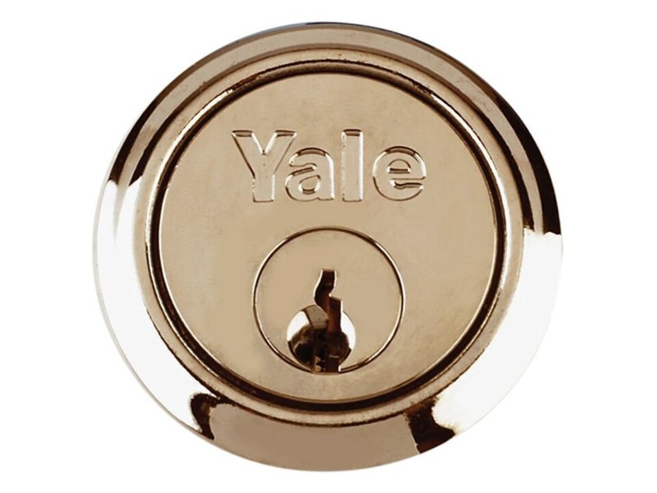 Yale Locks - B1109 Replacement Rim Cylinder & 2 Keys Satin Chrome Finish Box