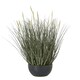 image 1 of Hill Interiors Fountain Grass Artificial Potted Plant - Green - 81cm