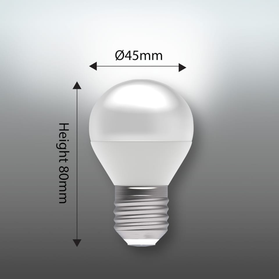image 1 of BELL Lighting E27 Edison Screw 4.7WLED Golf Ball Natural White 4000K Light Bulb