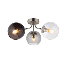 Branco 3 Light Semi-Flush Ceiling Light