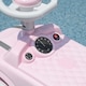 image 8 of AIYAPLAY Ride On Car Foot To Floor Sliding Car Push Along Car with Air Horn, Anti-Over-Backwards Design, for Toddler from 18 to 36 Months - Pink