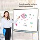 image 3 of Double Side Movable Magnetic Whiteboard with Frame 90 x 120cm