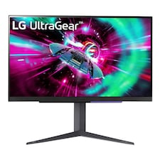 LG UltraGear 27GR93U-B 27" IPS 4K Ultra HD 144Hz 1ms Height Adjustable Gaming Monitor | Black | Black, Grey, Purple