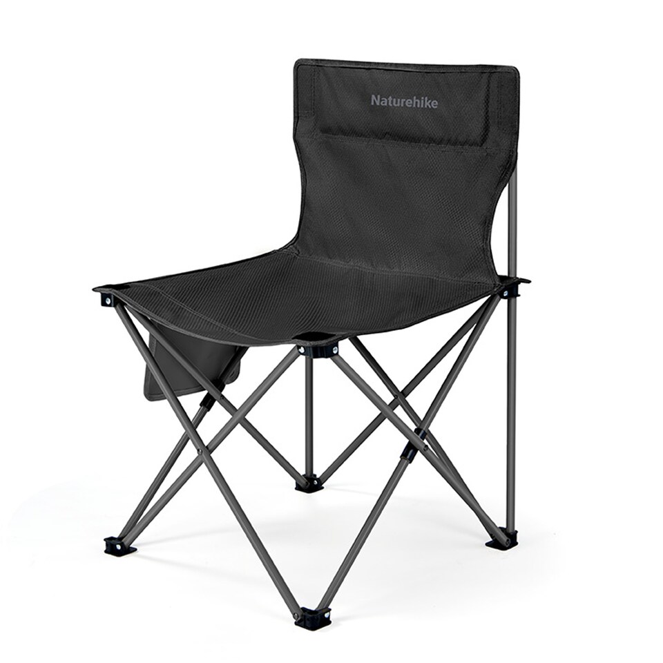 image 1 of Folding Camping Chair | Black | Black