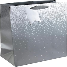 Silver Ombre Large Christmas Gift Bag