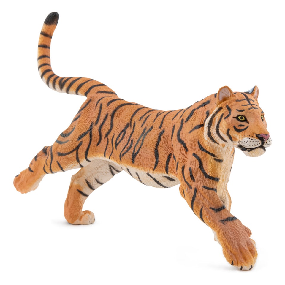 image 1 of PAPO Wild Animal Kingdom Running Tiger Toy Figure (50321)