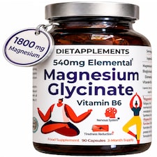 Dietapplements Magnesium Glycinate with Vitamin B6 90 Capsules