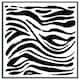 image 4 of Zebra stripes print (Picture Frame) White | L