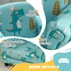 image 5 of AIYAPLAY 2 Piece Kids Sofa Set with Dinosaur Design, for Nursery 