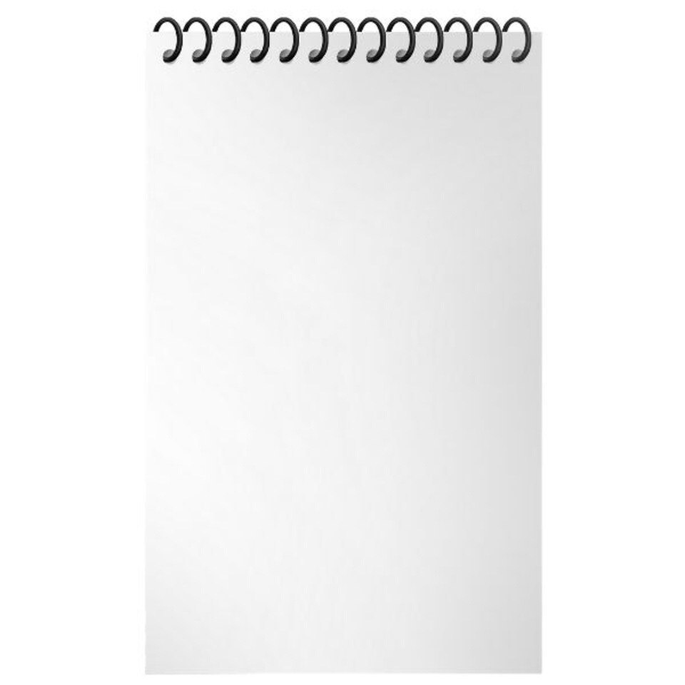 image 1 of Pack of 3 5"x8" 40 Sheets Reporters Note Pads