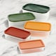 image 4 of 5Pcs Plastic Food Storage Containers & Airtight Lids Microwave Freezer Safe Sets | Multi | Multicoloured | 5Pc Round Set