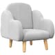 image 6 of ZONEKIZ Kids Armchair Toddler Sofa Chair Cloud-Shaped for 1.5-3 Years Purple