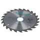 image 3 of 184mm TCT Circular Saw Blades Coarse - Fine 20 24 40 Teeth + Adaptor Rings 60pc