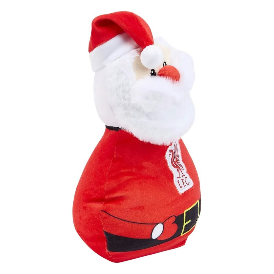 image 1 of Liverpool FC Santa Claus Plush Toy - Red/White - One Size