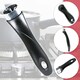 image 8 of SPARES2GO Frying Pan Handle Curved Black Bakelite Saucepan Pot Cookware Replacement (200mm) Black