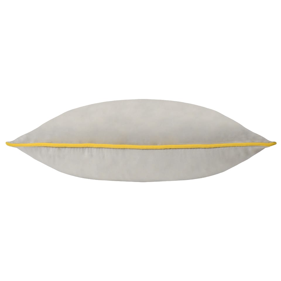 image 1 of Furn Meridian Velvet Cushion, Dove/Cylon, 55 x 55cm